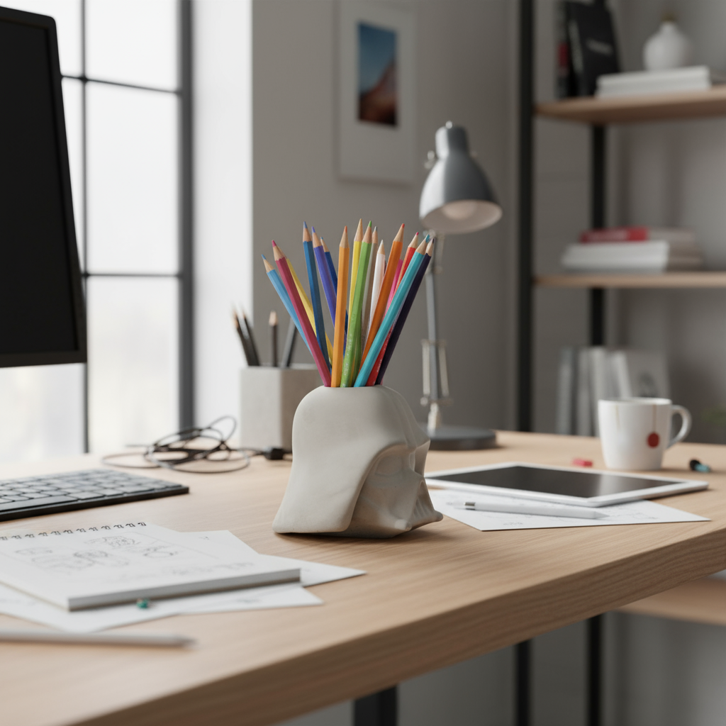 Lord Vader Star Wars vase/pen holder 