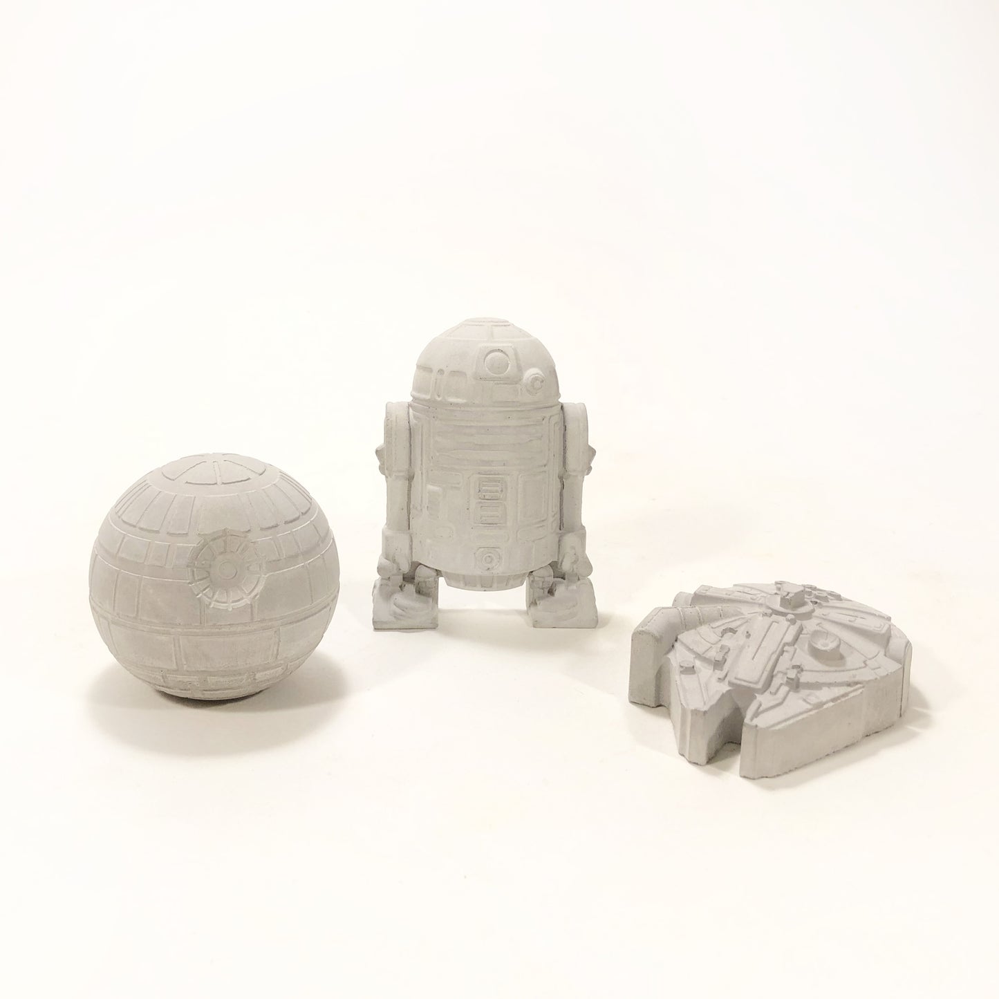 Star Wars Set R2-D2 + Death Star + Millennium Falcon